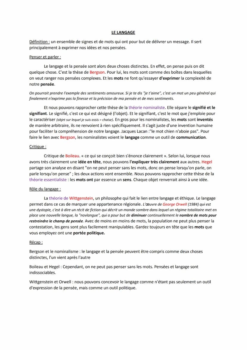 LE TRAVAIL
Définition : l'ensemble des activités par lesquelles l'homme transforme le réel. Étymologiquement, il
vient du latin tripalium, q