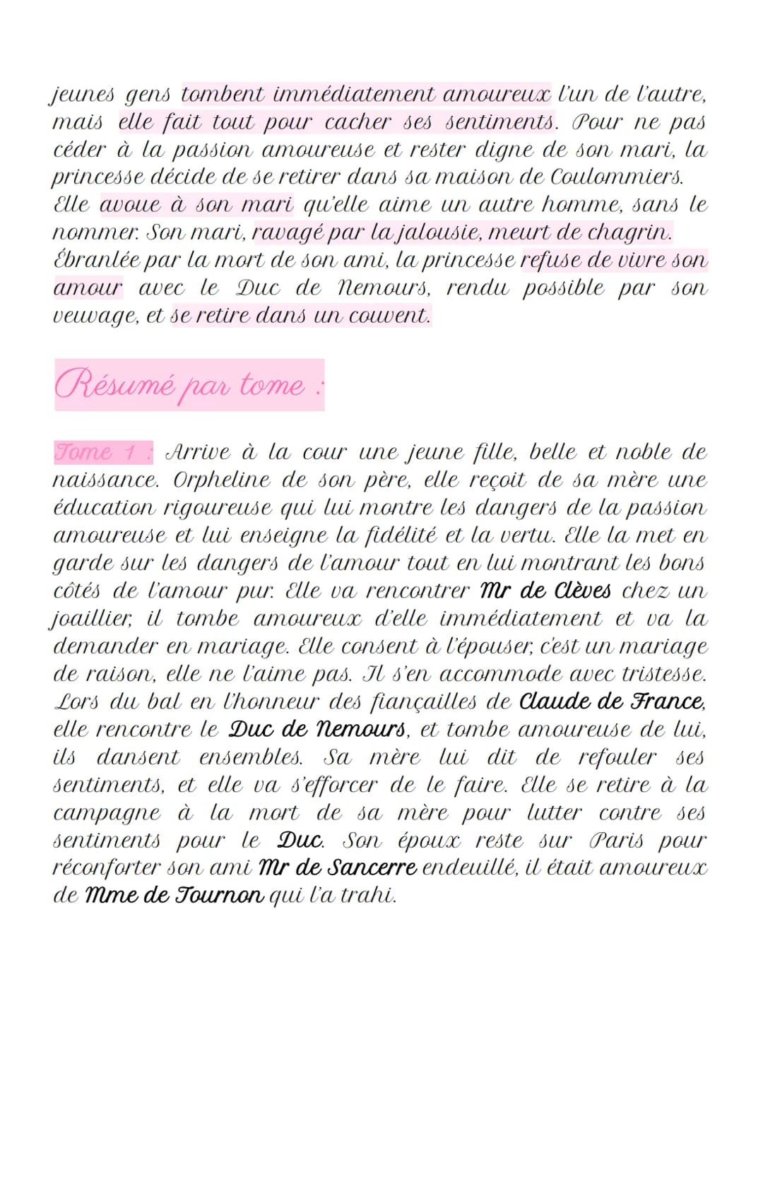La Princesse de Clèves
L'auteur :
marie-Madeleine Pioche de la Vergne à une éducation soignée
(élève de grammairien ménage) et fréquente les
