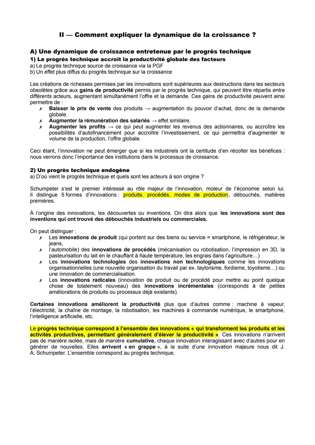 I - Qu'est-ce que la croissance économique et quelles en sont les
sources ?
A) Le phénomène de croissance économique
1) La mesure de l'activ