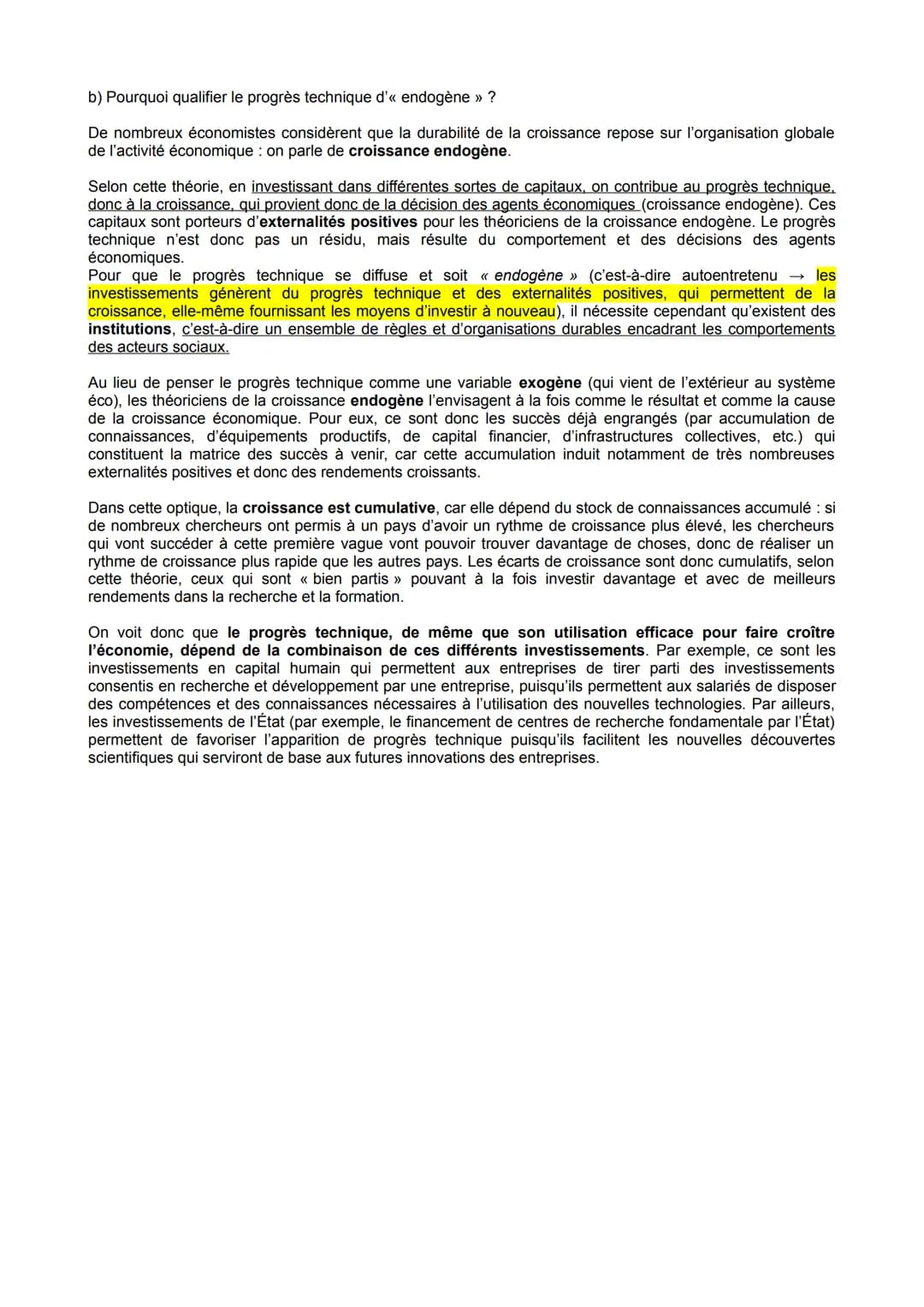 I - Qu'est-ce que la croissance économique et quelles en sont les
sources ?
A) Le phénomène de croissance économique
1) La mesure de l'activ