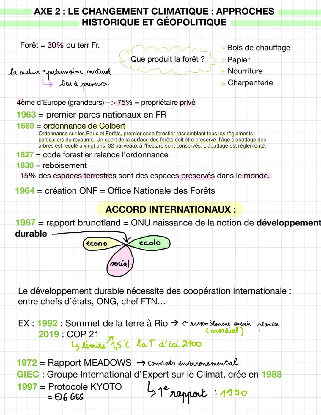 theme 5
l'environnement
exploitation
entre ex
et protection Introduction
*ENVIRONNEMENT = cadre de vie des individus. Comprend le
milieu nat