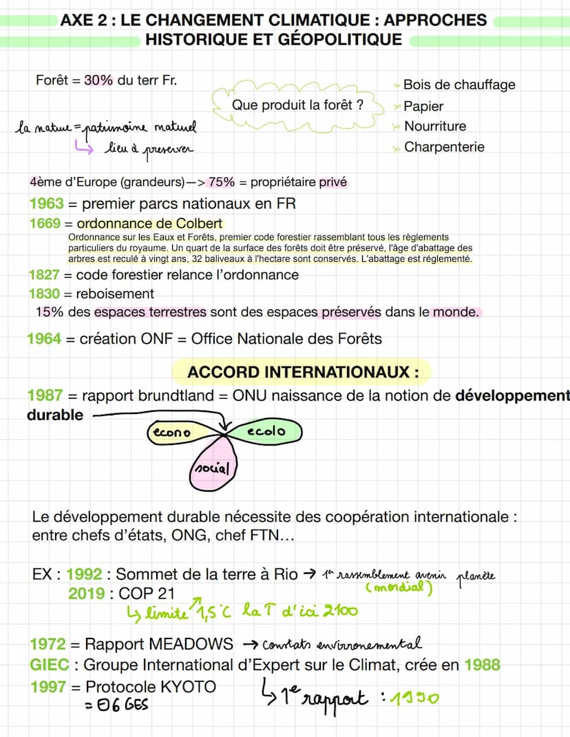 theme 5
l'environnement
exploitation
entre ex
et protection Introduction
*ENVIRONNEMENT = cadre de vie des individus. Comprend le
milieu nat