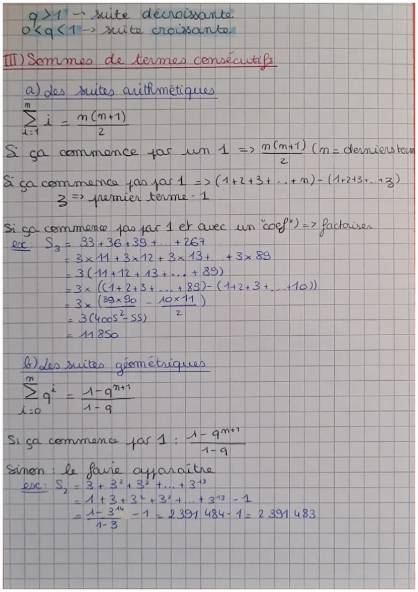 IVocabulaire
LES SUITES. MATHS
: terme général / terme d'indice
Uo: terme initial
L'indice donne be rang.
3.
леге же
maths
Eoc: U₂ = 1
U₁₁ =