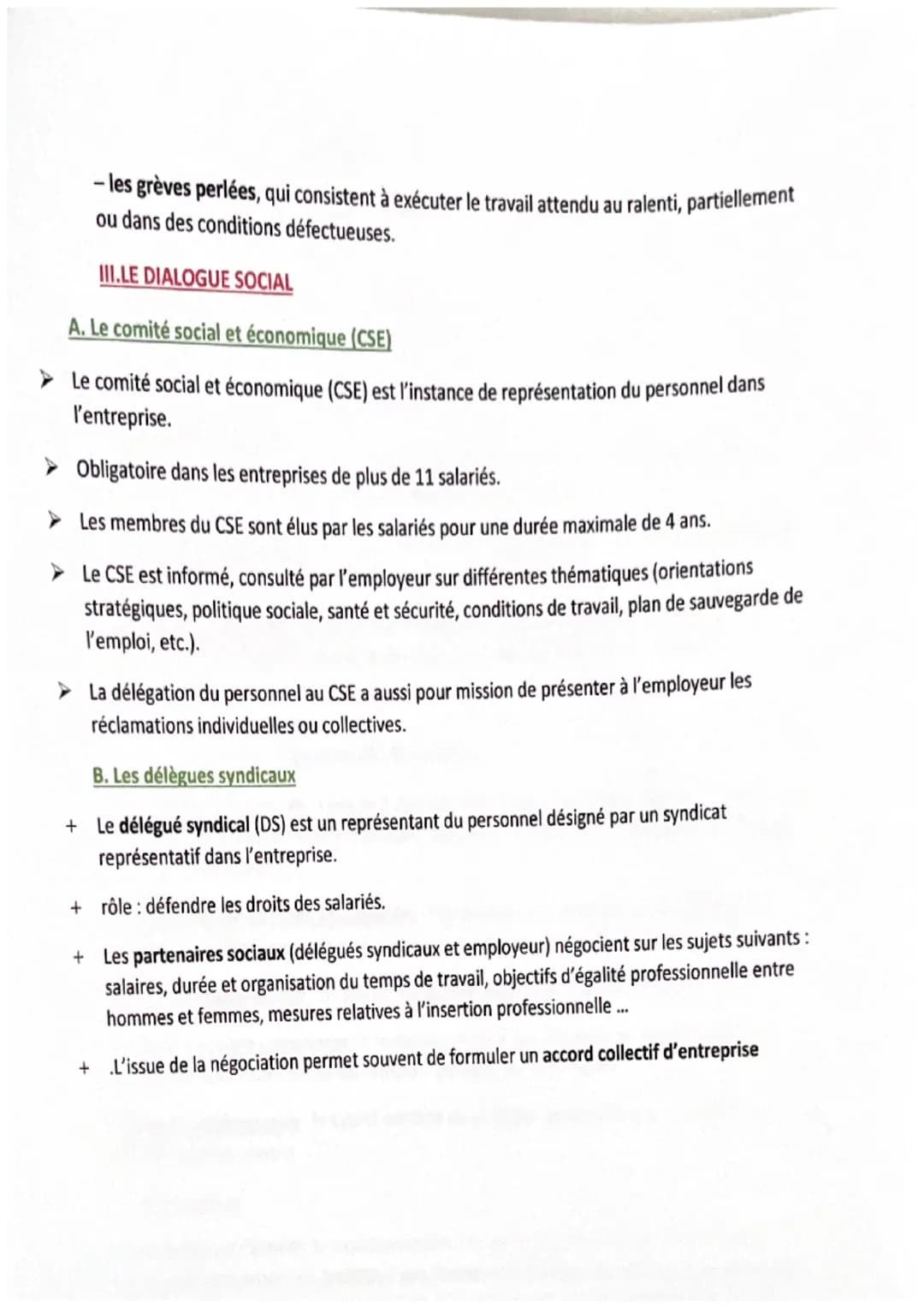 Chapitre 9: les libertés individuelles et collectives des salariés
I.LES DROITS INDIVIDUELS DES SALARIÉS
A. Principes
La liberté de pensée e