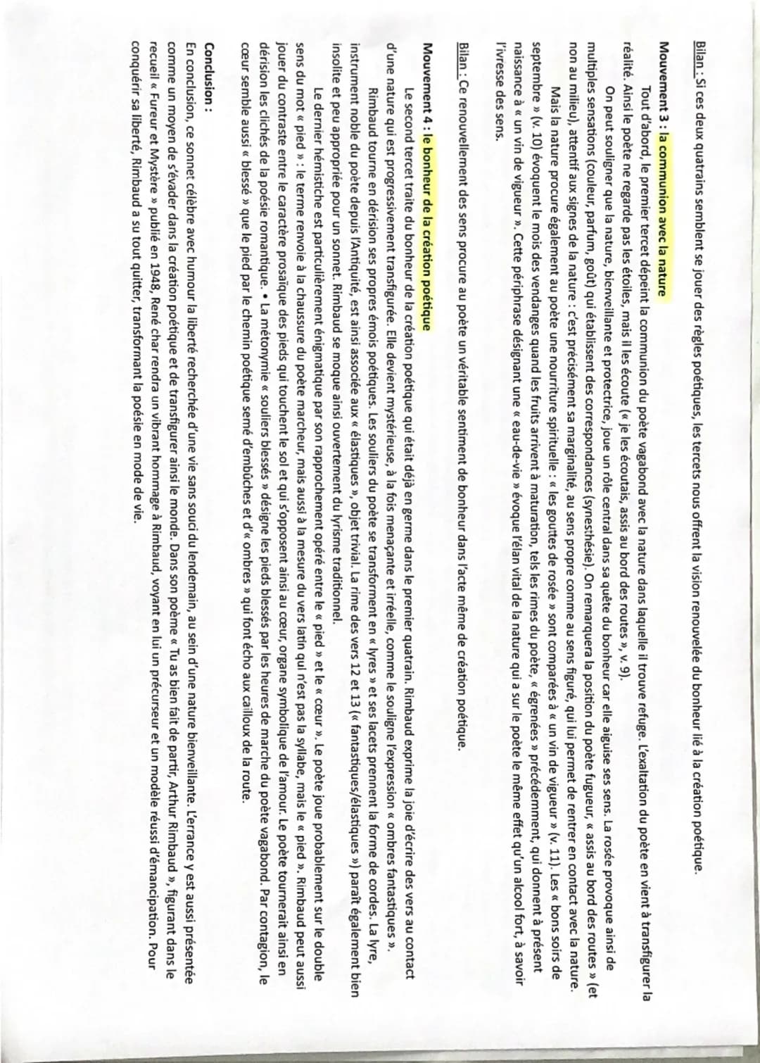 Explication linéaire 7:
registre
me
seme
mois
sendanges
fruits
matwal
Ma Bohème
Arthur Rimbaud
Imparfait experience passée répétée
habille p
