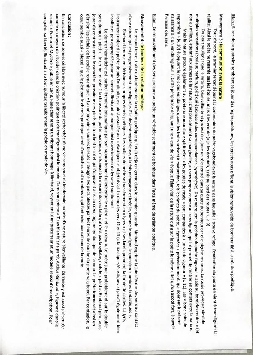 Explication linéaire 7:
registre
me
seme
mois
sendanges
fruits
matwal
Ma Bohème
Arthur Rimbaud
Imparfait experience passée répétée
habille p