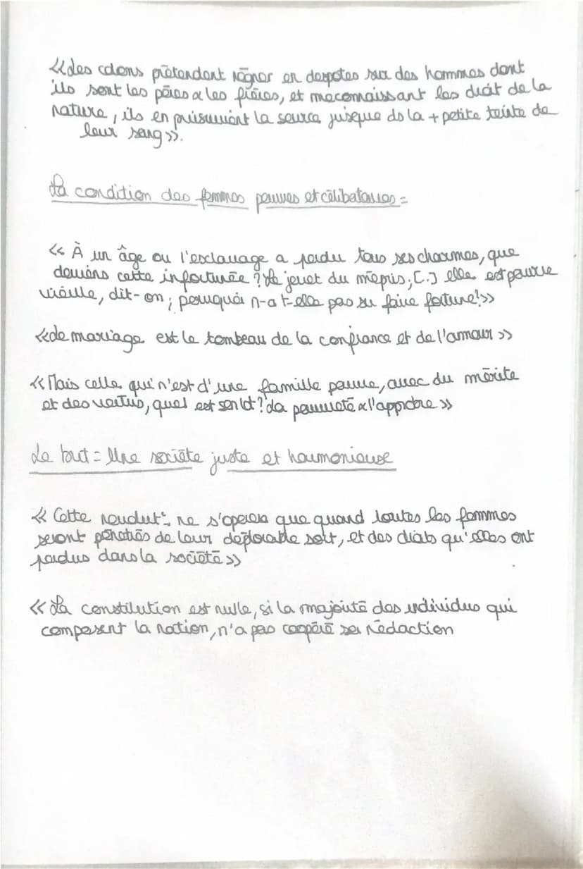 OLYMPE DE GOUGES
Introduction
Le 18eme siècle est celui de la naiss d'ittérabue
d'idées. Les écrivains prennent leurs plumas pour dénoncer
l