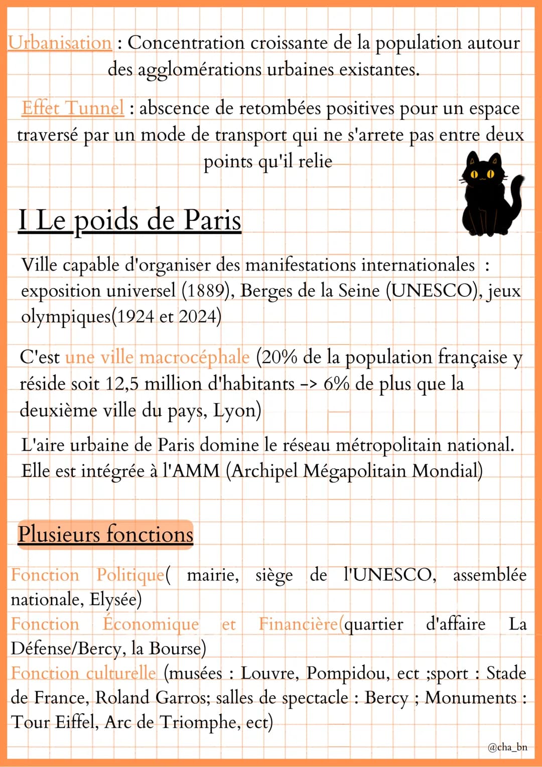 @cha_bn
Géographie
Thème 1: La métropolisation un processus Mondial
Différencié
La France la métropolisation et ses effets
Quelques définiti