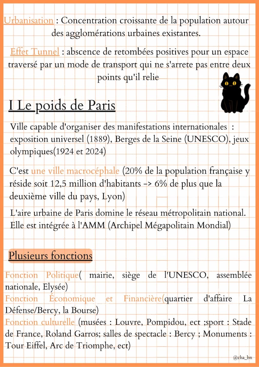 @cha_bn
Géographie
Thème 1: La métropolisation un processus Mondial
Différencié
La France la métropolisation et ses effets
Quelques définiti