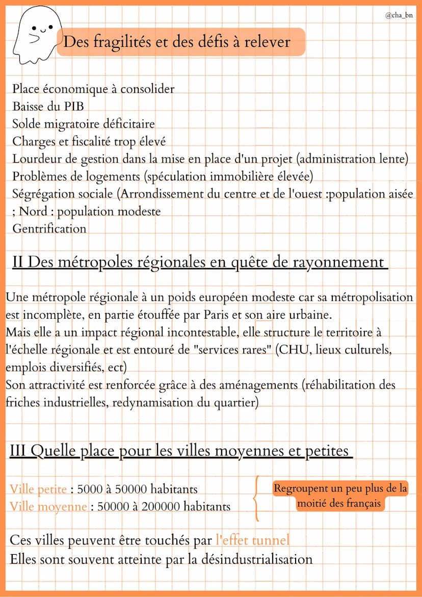@cha_bn
Géographie
Thème 1: La métropolisation un processus Mondial
Différencié
La France la métropolisation et ses effets
Quelques définiti
