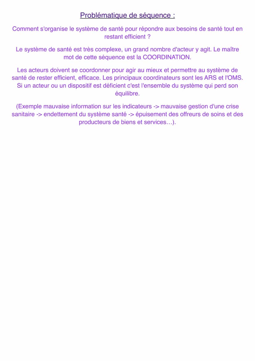Les composantes :
Les offreurs de soins
•Les professionnels
de santé, Les
établissements de
santé (privés
publics), Les
structures de
préven