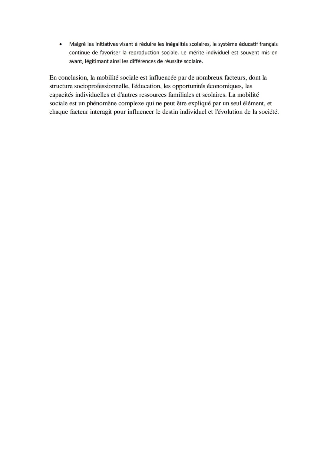 MAXIME P.
COURS DE SES
SOCIOLOGIE
2023 2024
MAXIII 15 20
DISCORD Chapitre 4: Quelle est l'action de l'école sur les
destins individuels et s