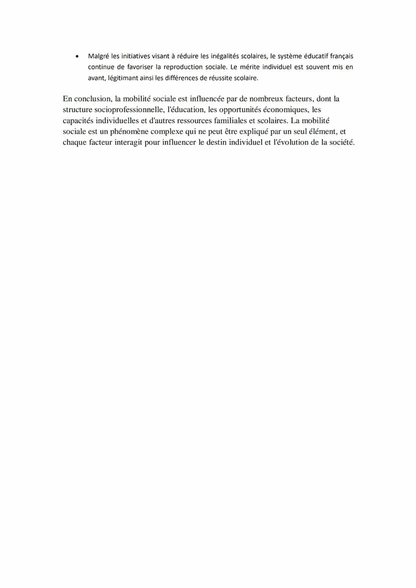MAXIME P.
COURS DE SES
SOCIOLOGIE
2023 2024
MAXIII 15 20
DISCORD Chapitre 4: Quelle est l'action de l'école sur les
destins individuels et s