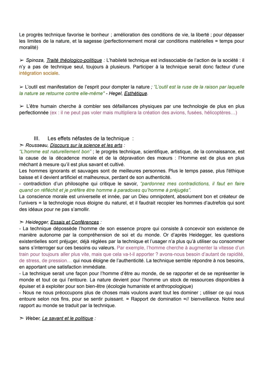 FICHE DE PHILO: LA TECHNIQUE
Définitions :
→ La technique est la capacité humaine à créer des artefacts dans le but de se protéger des dange