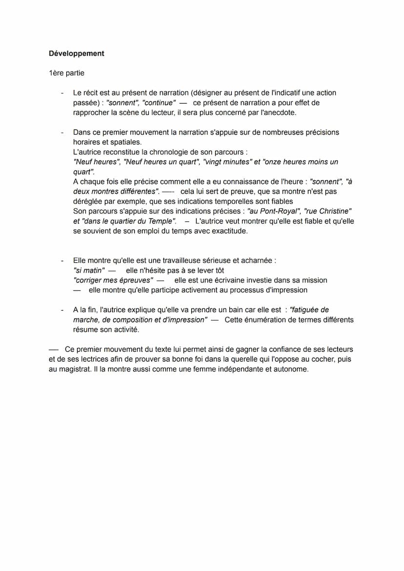 EXPLICATION LINÉAIRE : L'anecdote finale de la DDFC
Éléments pour l'introduction :
1/ Présentation de l'autrice + situation de l'extrait :
O