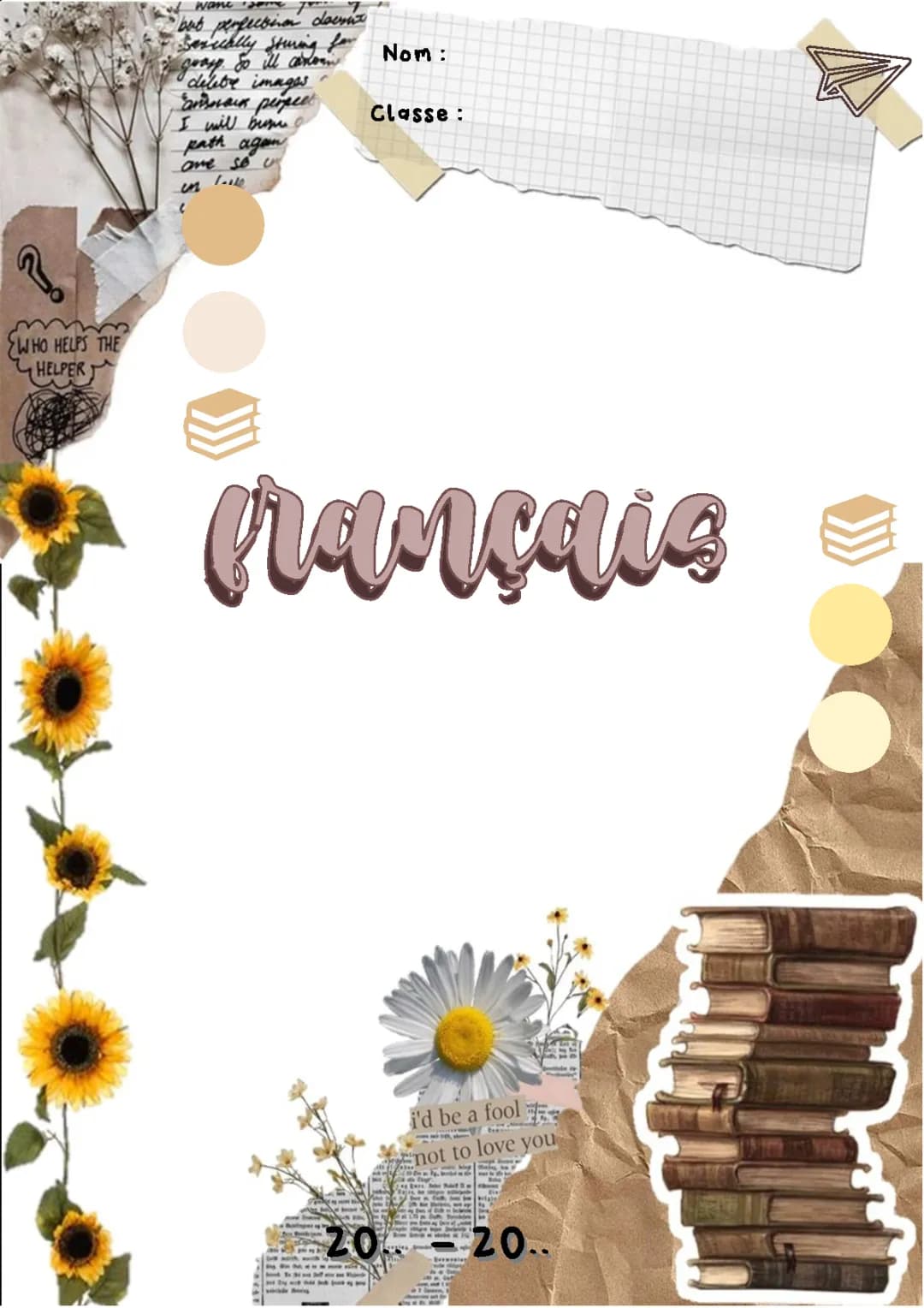 Page de garde français