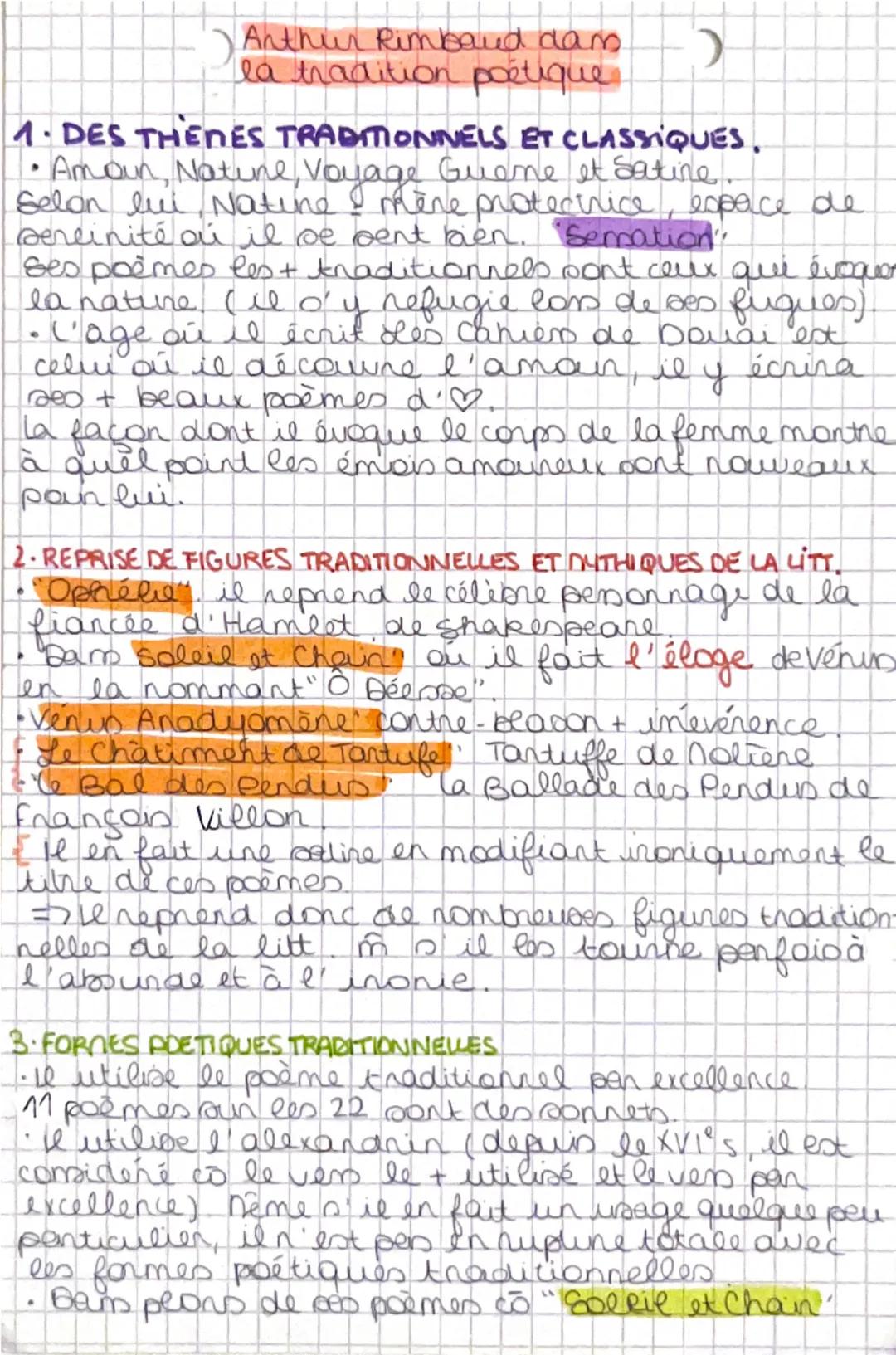 Arthur Rimbaud : poète
 en Rupture
1. EMANCIPATION ENVERS LE FOYER.
•Pour lui, foyer = prison
•Elevée par sa mère d'une manière stricte
•Il 