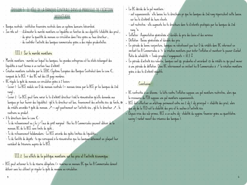 CHAPITRE 5: OU EST-CE QUE LA MONNAIE ET
COMMENT EST-ELLE CREEE?
DOSSIER 1 LES FONCTIONS ET LES FORMES DE LA MONNAIE
I. Les différentes fonct