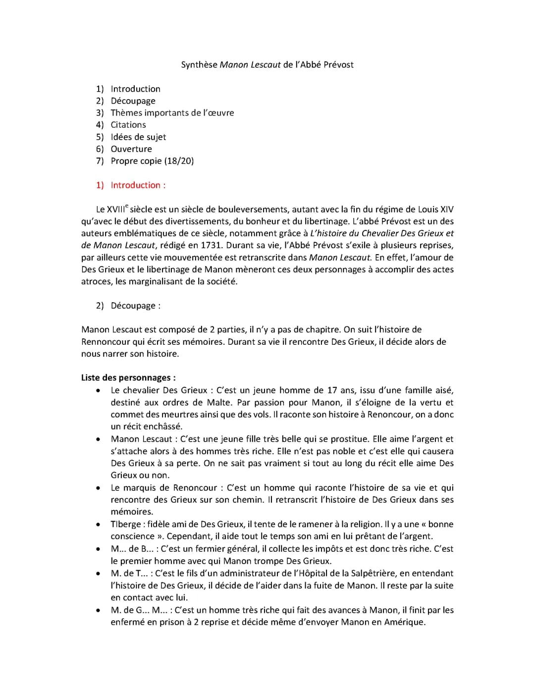 Synthèse Les Cahiers de Douai - Rimbaud 