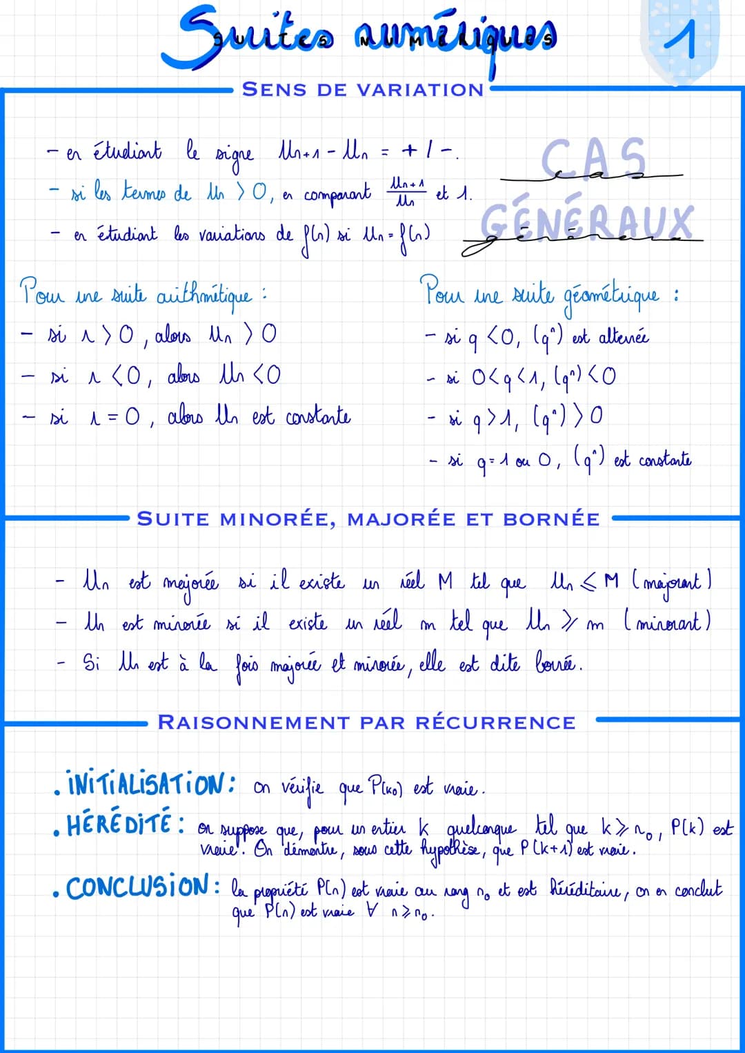 -
-en étudiant le
вigne
si les termes de Us > 0, en
-
si
Pour une suite authmétique :
- si ^>0, alors un ) O
^ <0, alors Us <0
si i = 0, alo