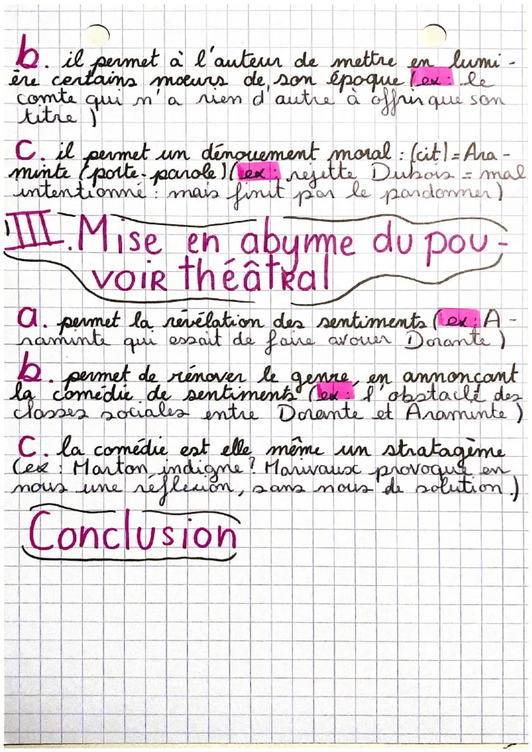 4
* Disertation sur
le theatre: Marivaux
Introduction
A
citation Castigat ridendo mores
ge les mœurs en se moquant
1
sconi-
-Sujet: rappeler
