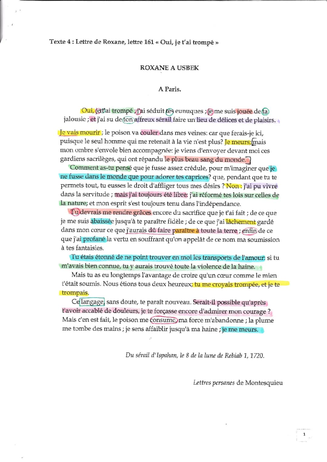 Préambule Olympe de Gouges Analyse Linéaire PDF - Déclaration des Droits de la Femme et de la Citoyenne Résumé