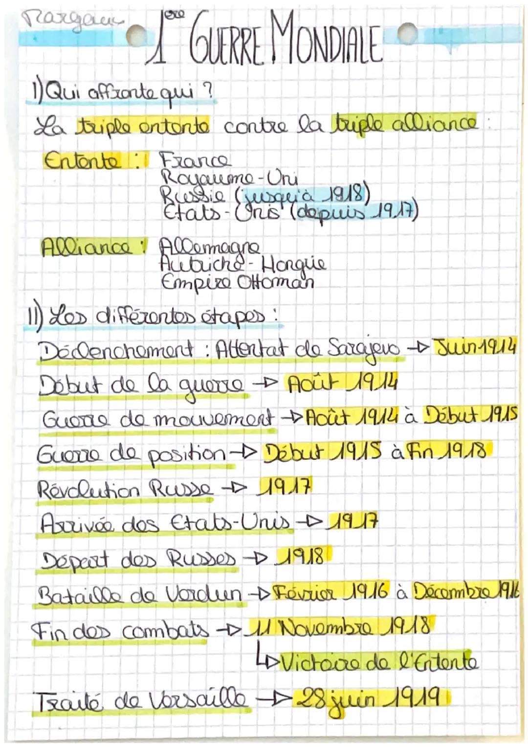 пахдашь
1) Qui affirante qui
La triple entente contre la triple alliance
Entente
France
Royaume-Uni
Russie (jusqu'à 1918)
Etats-Unis (depuis