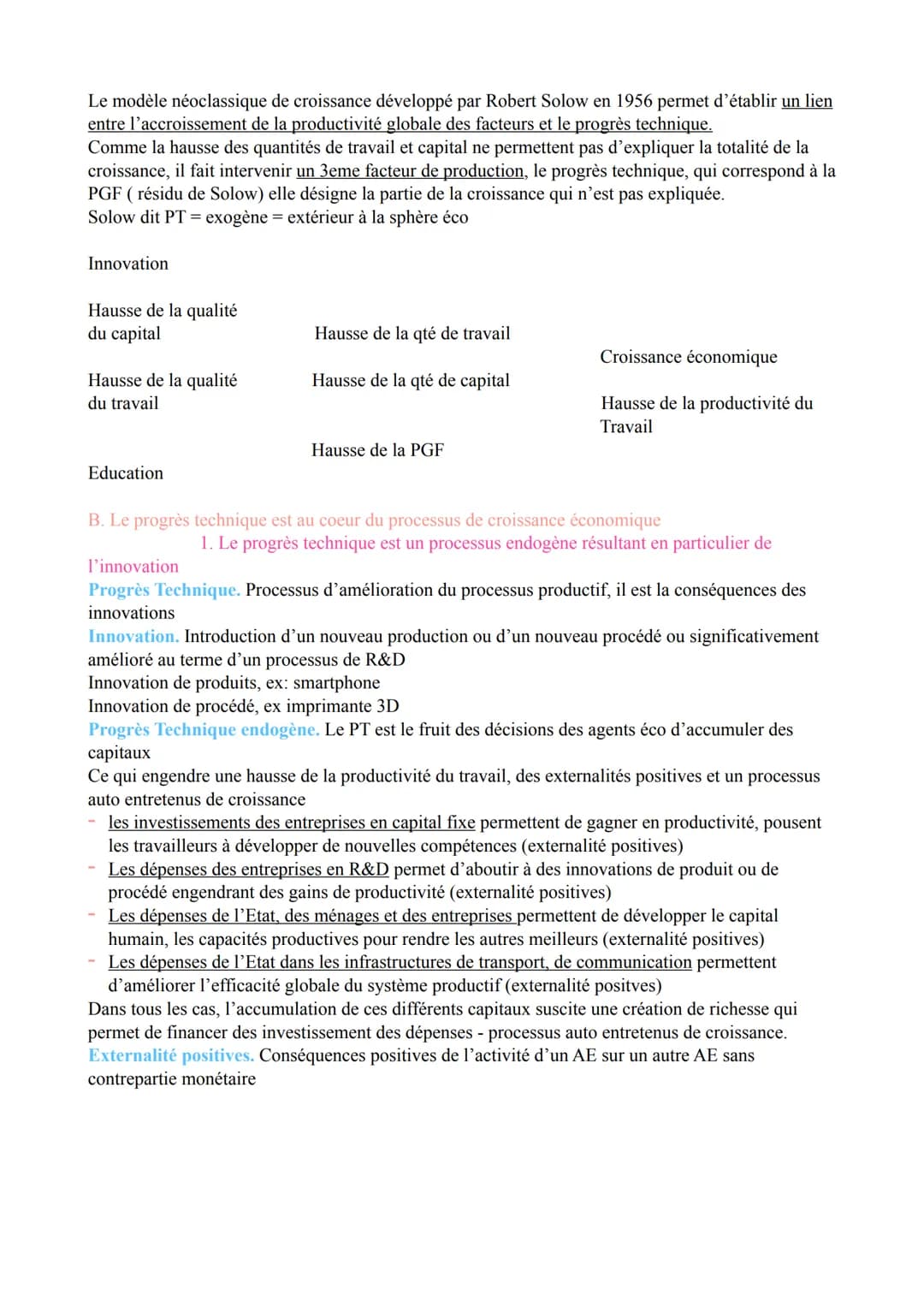 CHAPITRE 1. QUELS SONT LES SOURCES ET LES DEFIS DE LA
CROISSANCE ECONOMIQUE?
Introduction
La croissance économique. hausse soutenue et durab