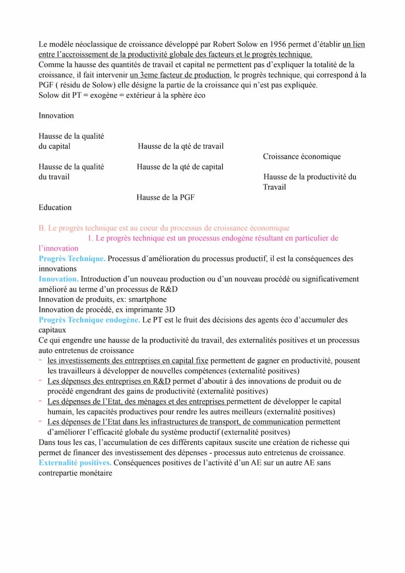 CHAPITRE 1. QUELS SONT LES SOURCES ET LES DEFIS DE LA
CROISSANCE ECONOMIQUE?
Introduction
La croissance économique. hausse soutenue et durab
