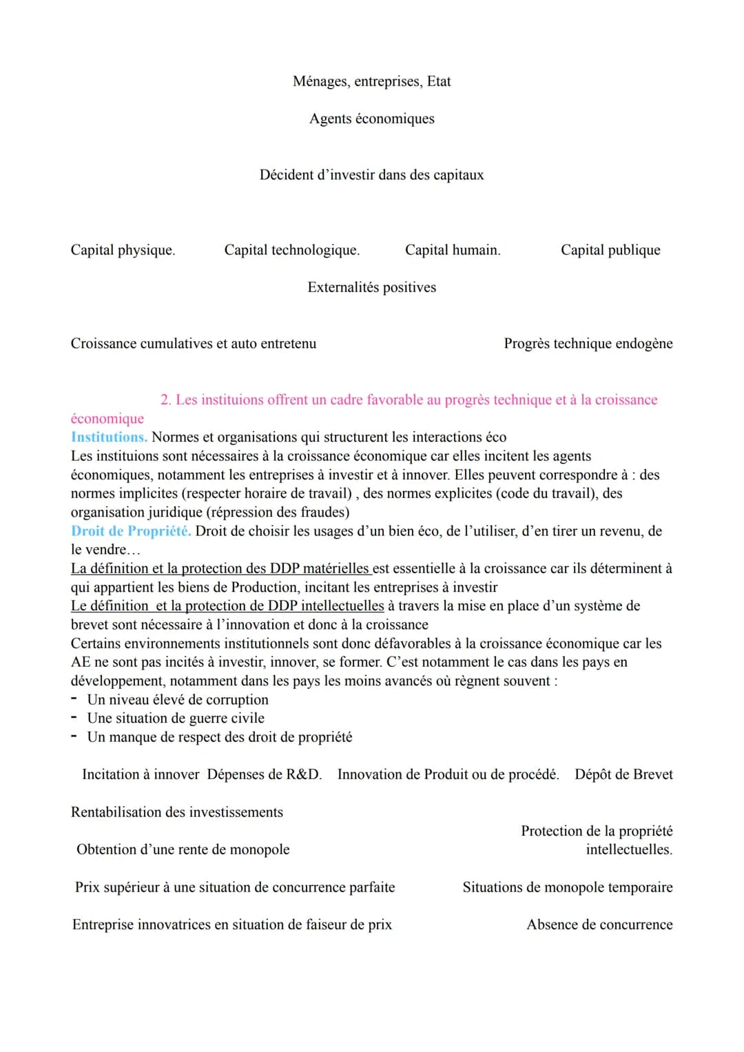 CHAPITRE 1. QUELS SONT LES SOURCES ET LES DEFIS DE LA
CROISSANCE ECONOMIQUE?
Introduction
La croissance économique. hausse soutenue et durab
