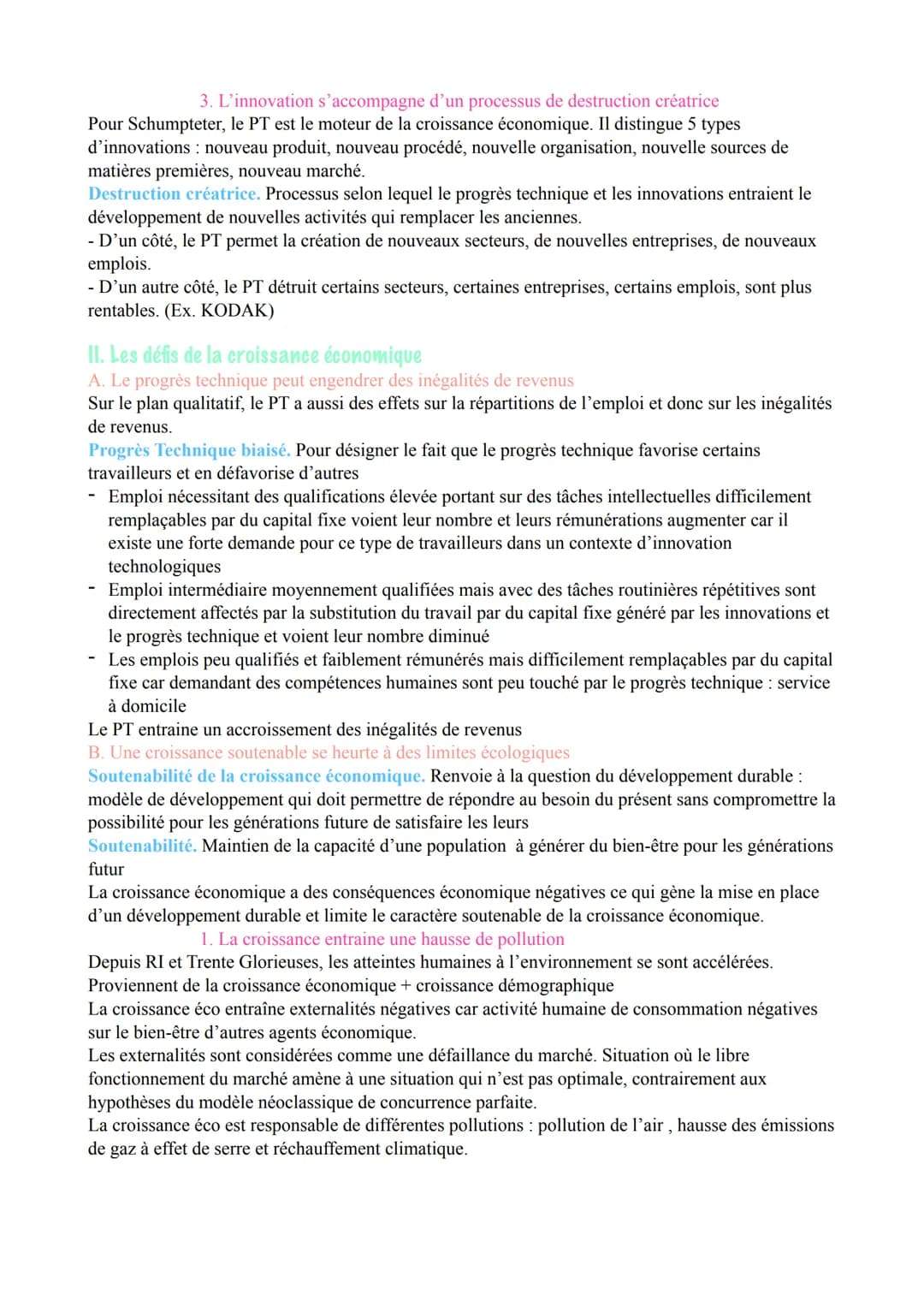 CHAPITRE 1. QUELS SONT LES SOURCES ET LES DEFIS DE LA
CROISSANCE ECONOMIQUE?
Introduction
La croissance économique. hausse soutenue et durab