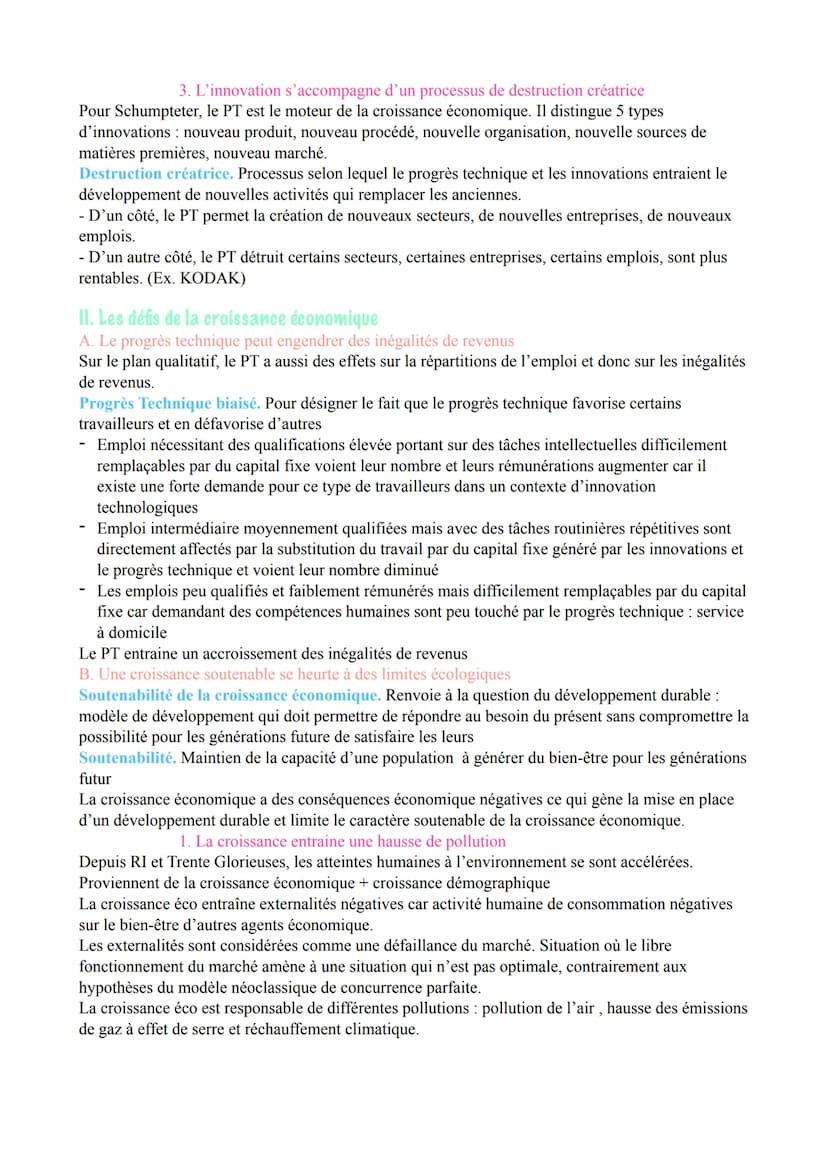 CHAPITRE 1. QUELS SONT LES SOURCES ET LES DEFIS DE LA
CROISSANCE ECONOMIQUE?
Introduction
La croissance économique. hausse soutenue et durab