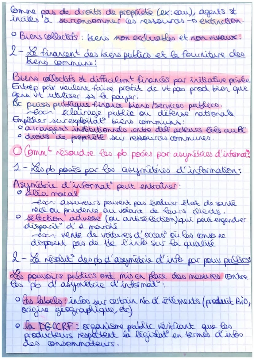 SES
Chapitre 3
QUELLES ST LES PRINC DEFAILLANCES DU
MARCHE ?
O Pourquoi les externalités st-elles des défaillances du
marché?
1- Des externa