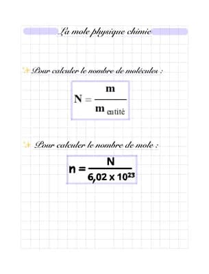 Know Physique Chimie : La mole  thumbnail