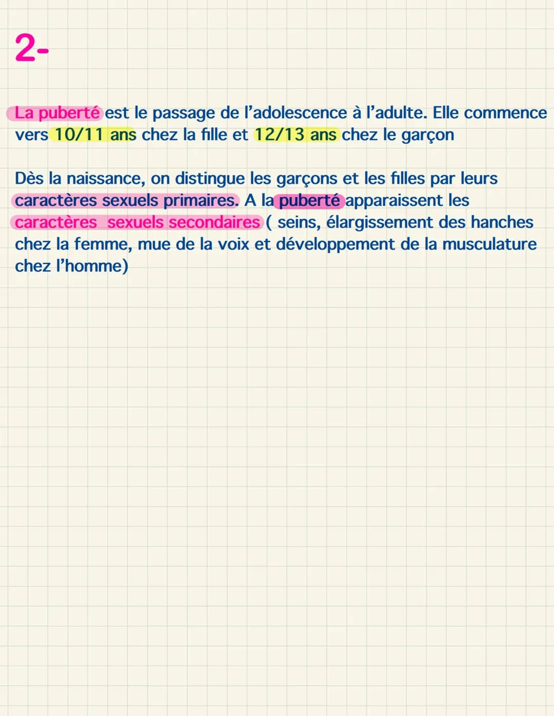 Fille
Organe mâle
Garçon
Gamète mâle
SVT: Reproduction
8 9 10 11 12 13
Cellule-œuf
Organe femelle
Fécondation
Division
Début de développemen