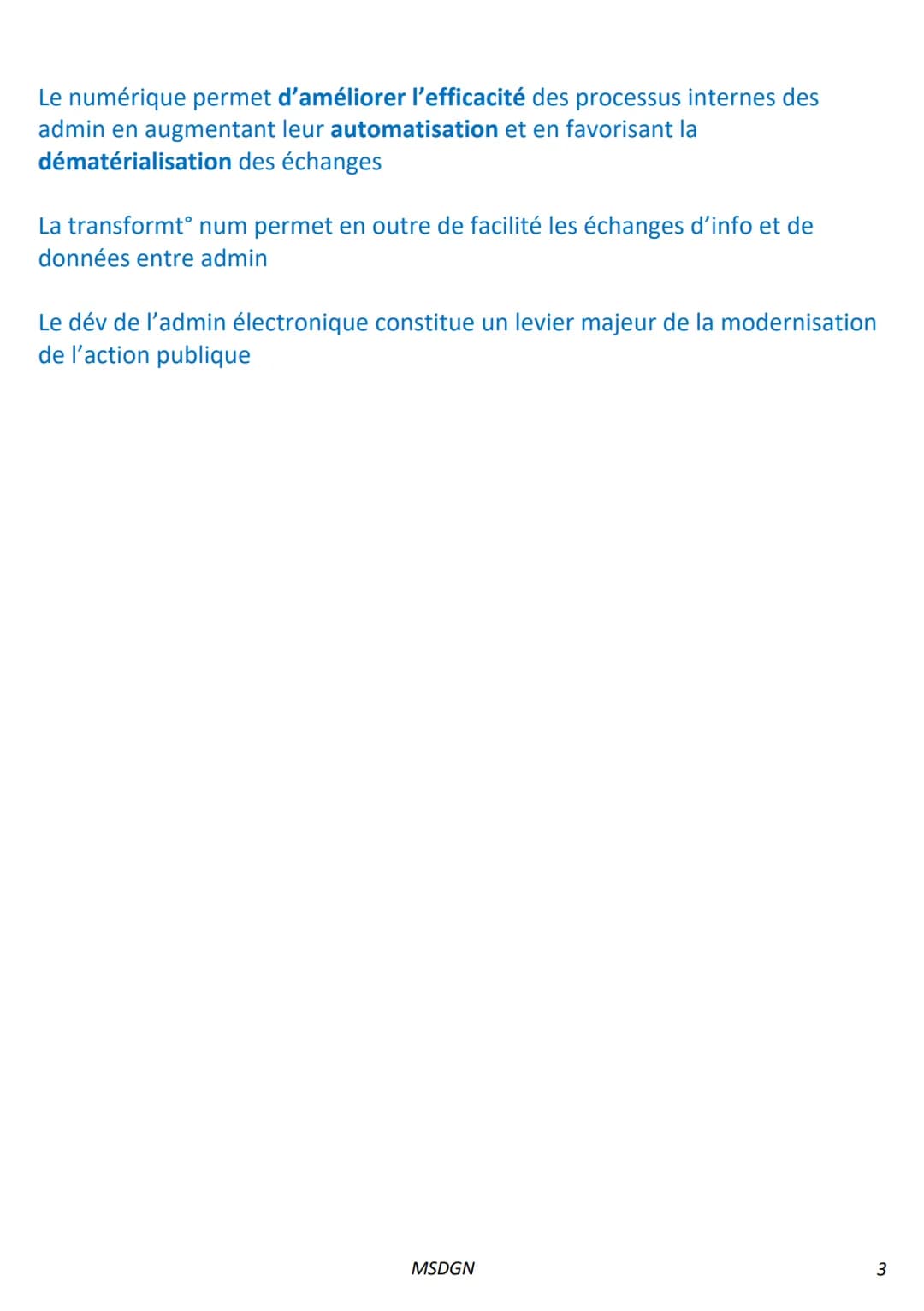 CHAPITRE 8 Les transformations numériques, vecteurs d'amélioration de la
relation client et usager?
1) Quels sont les facteurs explicatifs d