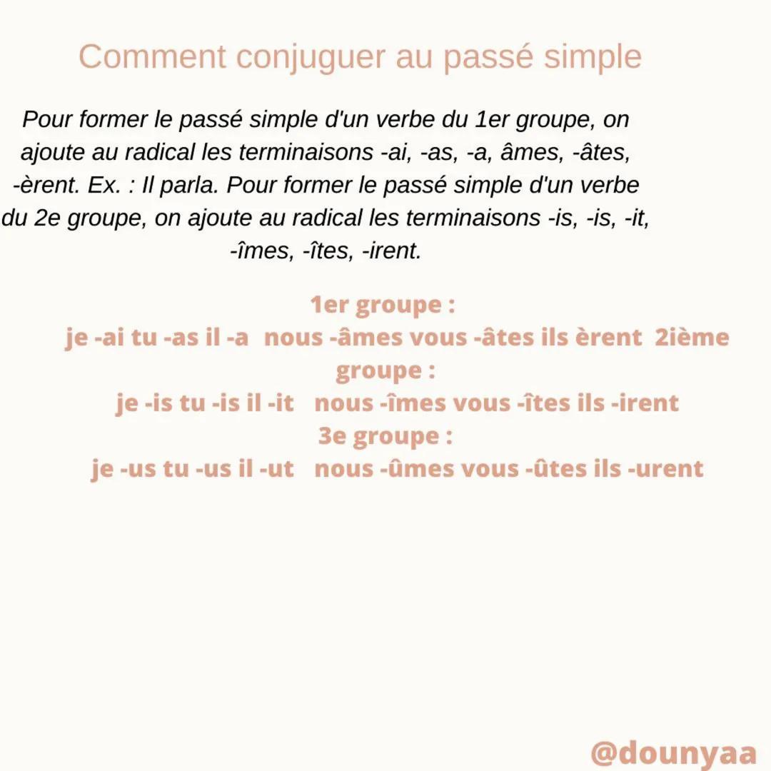 Le passé simple, ou passé défini, est un tiroir verbal de la
conjugaison des verbes français. C'est un temps simple
surtout utilisé dans le 
