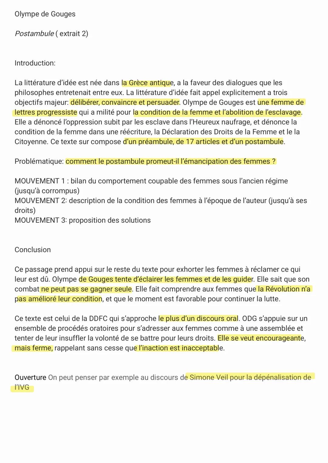 
<h2 id="biographiecourte">Biographie courte</h2>
<p>Olympe de Gouges est le pseudonyme d'une femme de lettres française née en 1748 et mort