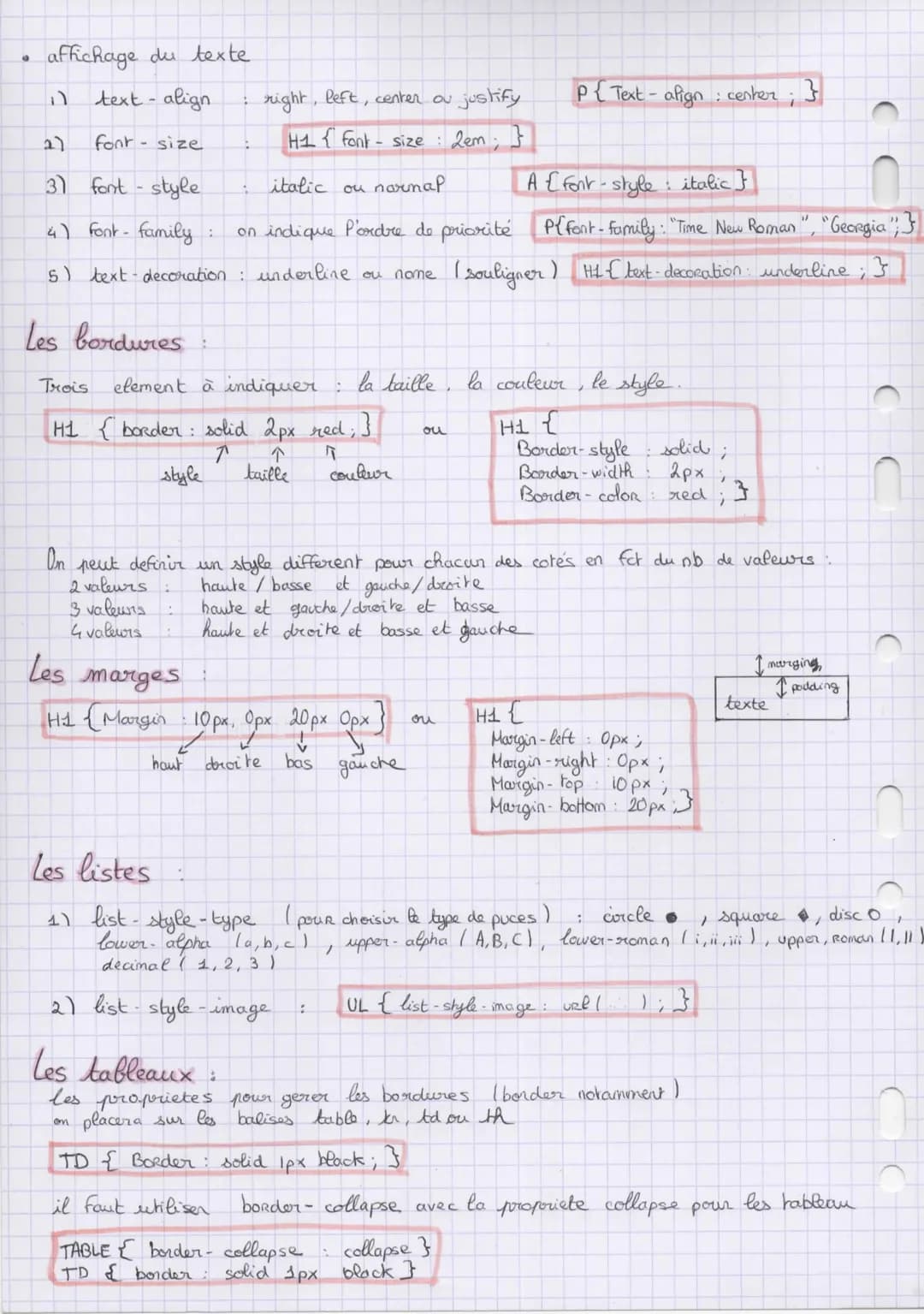 LANGAGE CSS
Le principe CSS:
:
●
->
0
le bloc
la balise sur laquelle
comemce
par
s'appliquent les regles : le selecteur
entourés par des acc