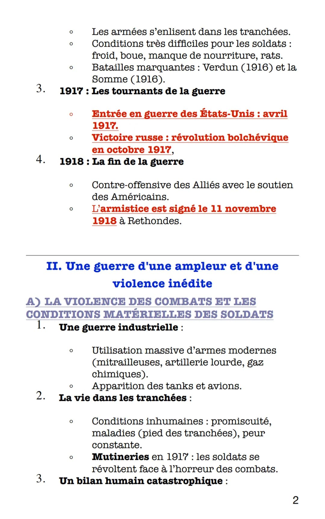Histoire
H1: Civils et militaires durant la
Première Guerre mondiale
Question:
Comment la Grande Guerre, en tant que conflit d'une
violence 