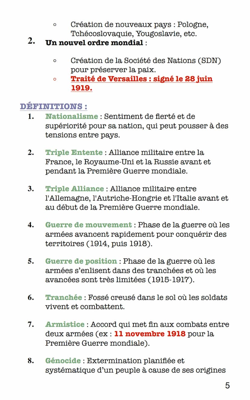 Histoire
H1: Civils et militaires durant la
Première Guerre mondiale
Question:
Comment la Grande Guerre, en tant que conflit d'une
violence 