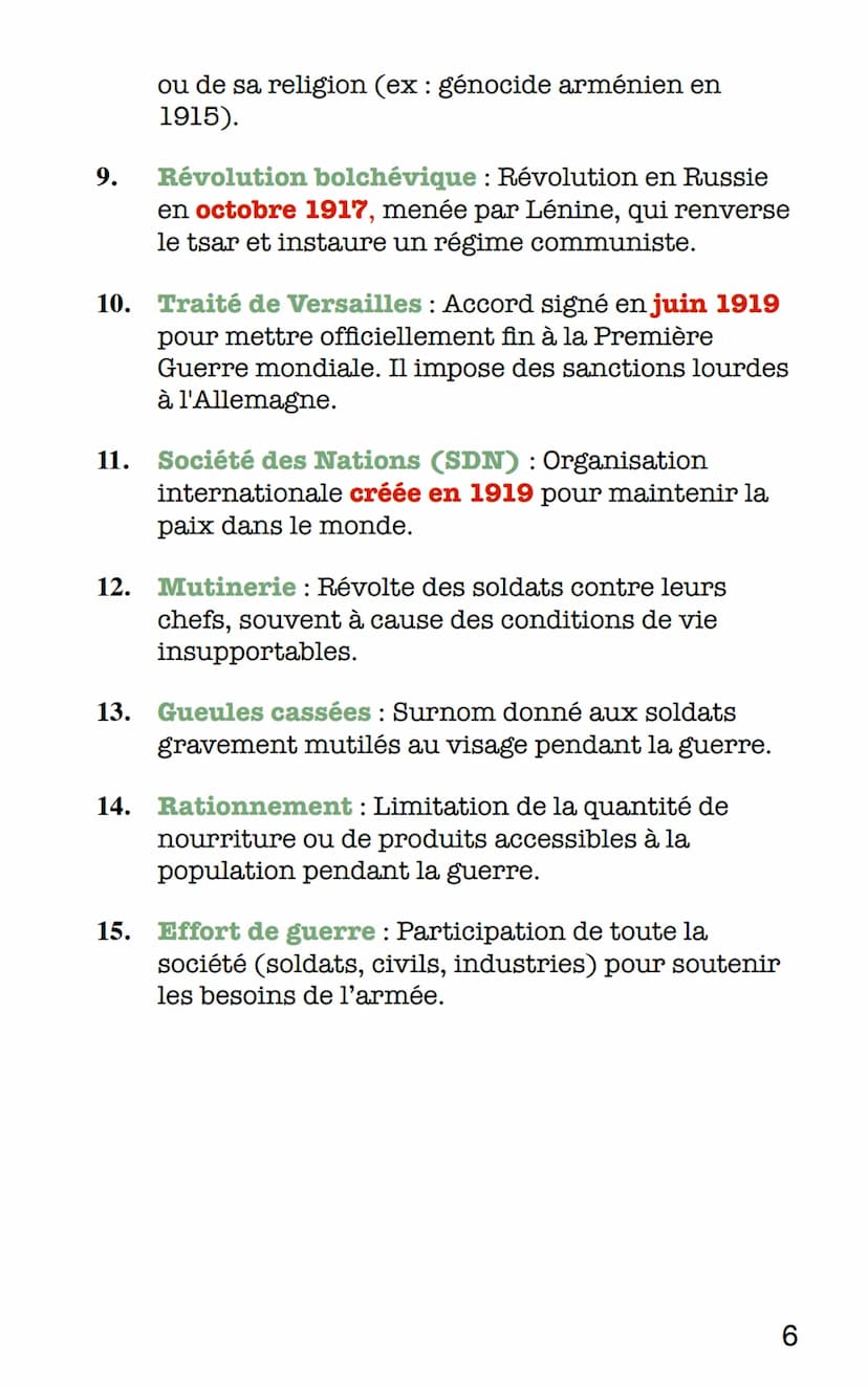 Histoire
H1: Civils et militaires durant la
Première Guerre mondiale
Question:
Comment la Grande Guerre, en tant que conflit d'une
violence 