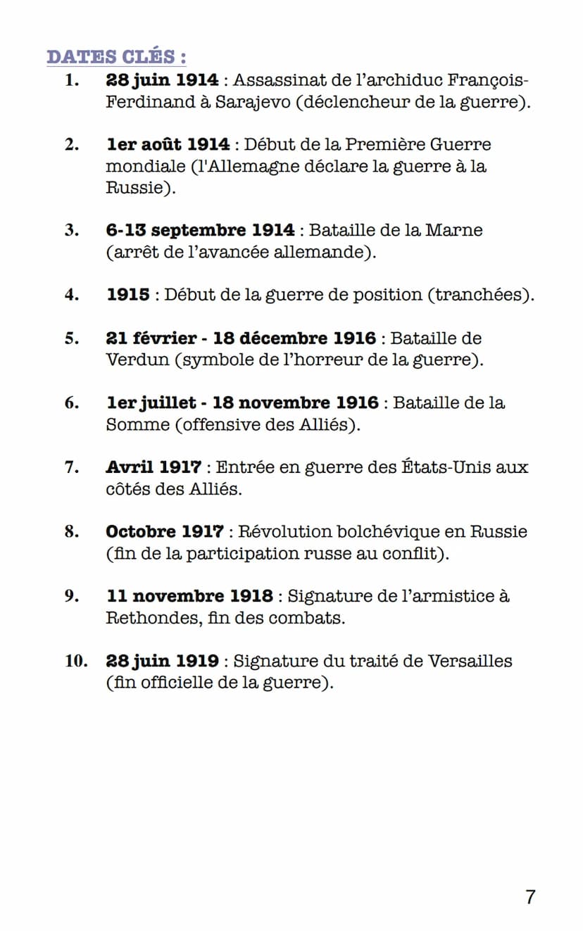 Histoire
H1: Civils et militaires durant la
Première Guerre mondiale
Question:
Comment la Grande Guerre, en tant que conflit d'une
violence 