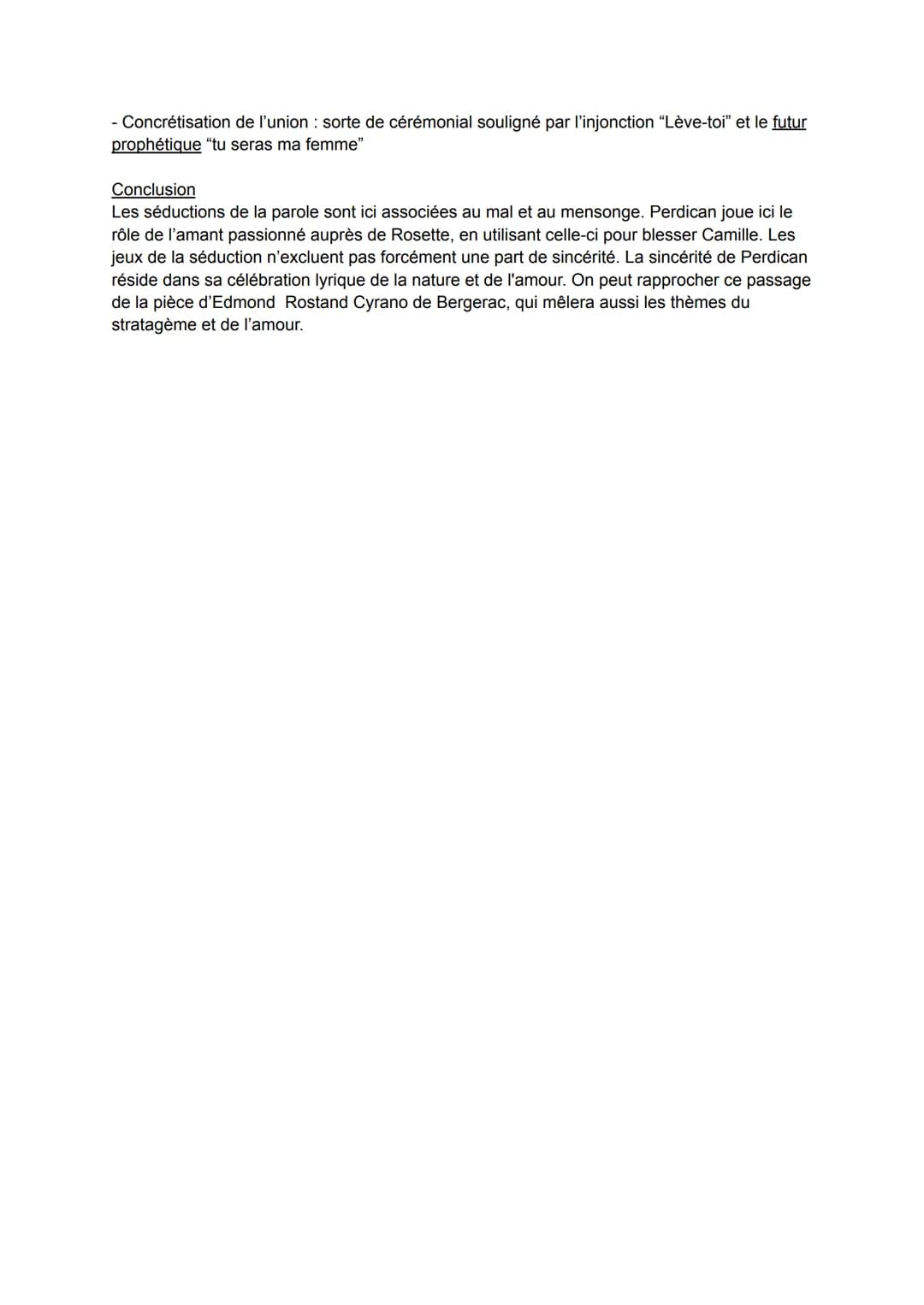 # Leçon n°7 : Explication linéaire 3. Badine. Acte III, scène 3.

## Introduction

Nous avons ici un extrait de l'acte III scène 3 d'On ne b