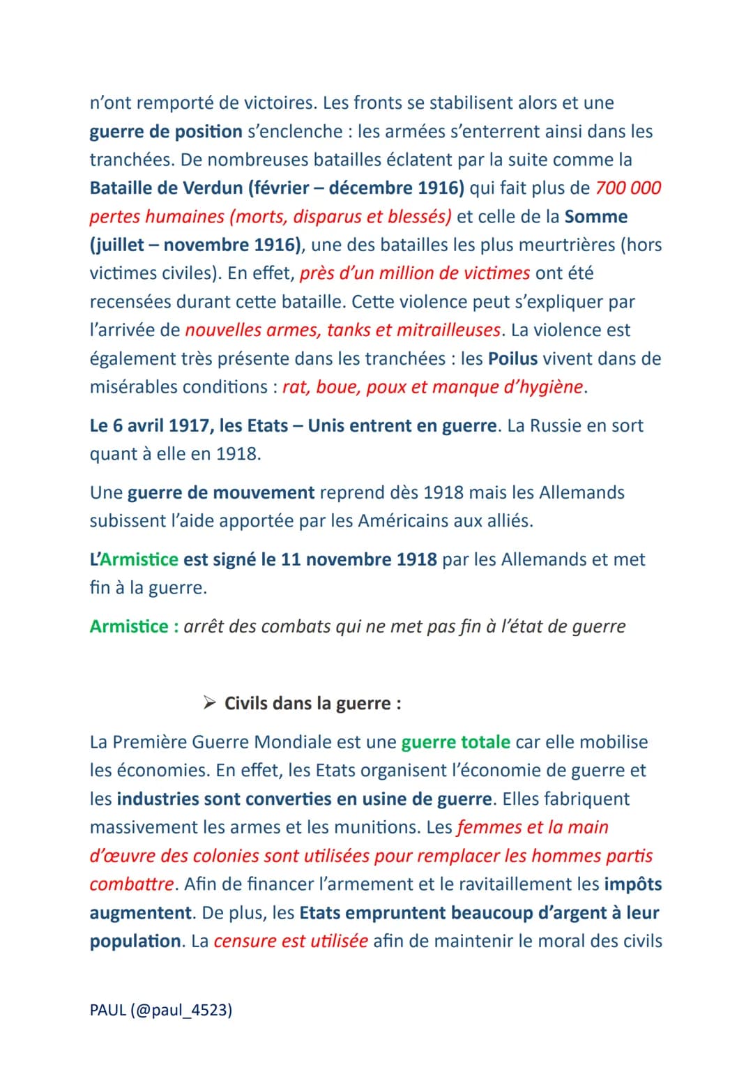 Civils et militaires dans la
première guerre mondiale
➤ Repères chronologiques :
28 juin 1914: Attentat de François Ferdinand à Sarajevo
28 