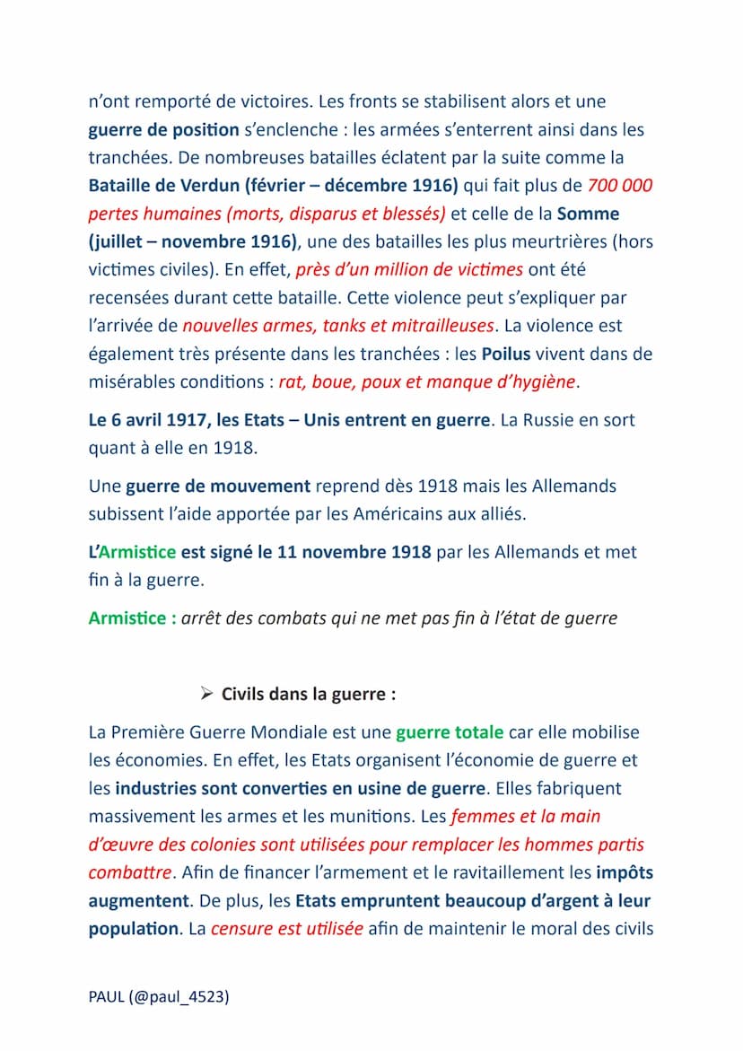 Civils et militaires dans la
première guerre mondiale
➤ Repères chronologiques :
28 juin 1914: Attentat de François Ferdinand à Sarajevo
28 