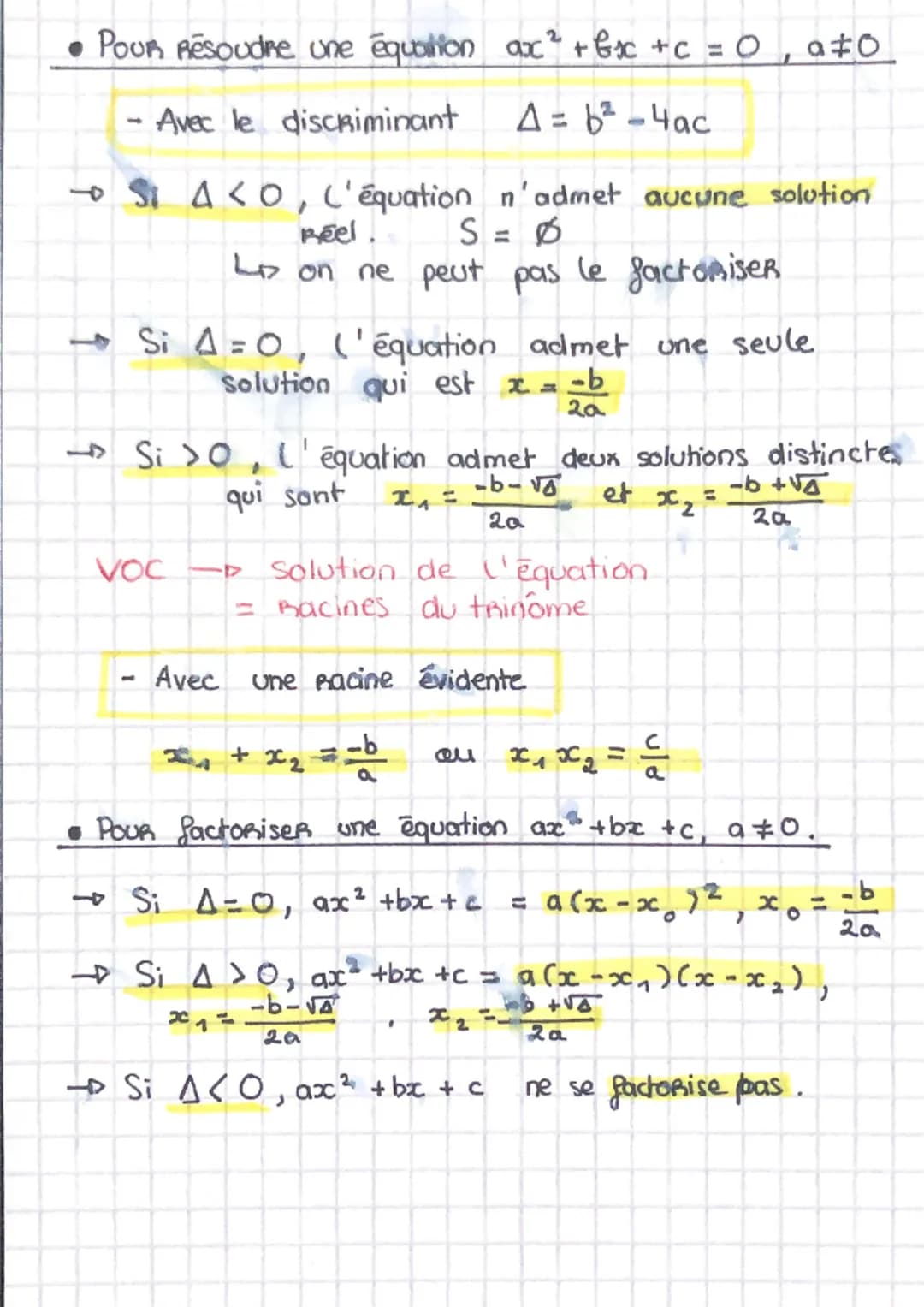 ing
Une fonction polynôme du 2nd degré est
une fonction & définie SUR IR PAR
>> Le second degres
f(x) = ax ² +bx+c
au aER", bET, CETR
Lo cet