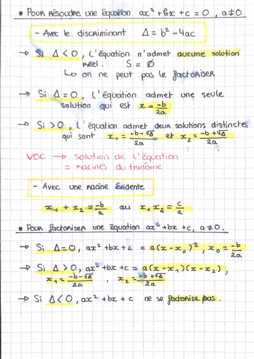 ing
Une fonction polynôme du 2nd degré est
une fonction & définie SUR IR PAR
>> Le second degres
f(x) = ax ² +bx+c
au aER", bET, CETR
Lo cet