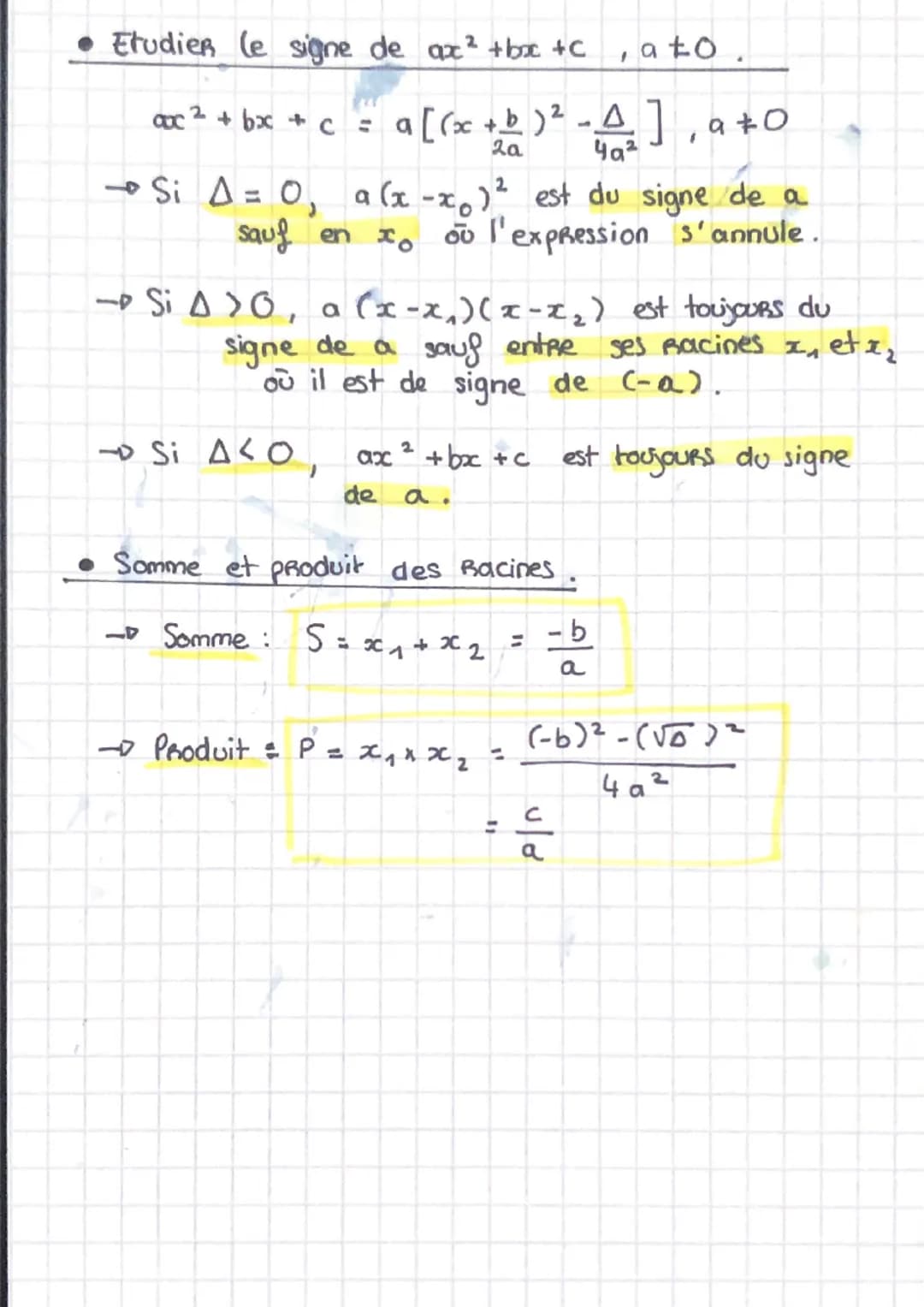 ing
Une fonction polynôme du 2nd degré est
une fonction & définie SUR IR PAR
>> Le second degres
f(x) = ax ² +bx+c
au aER", bET, CETR
Lo cet