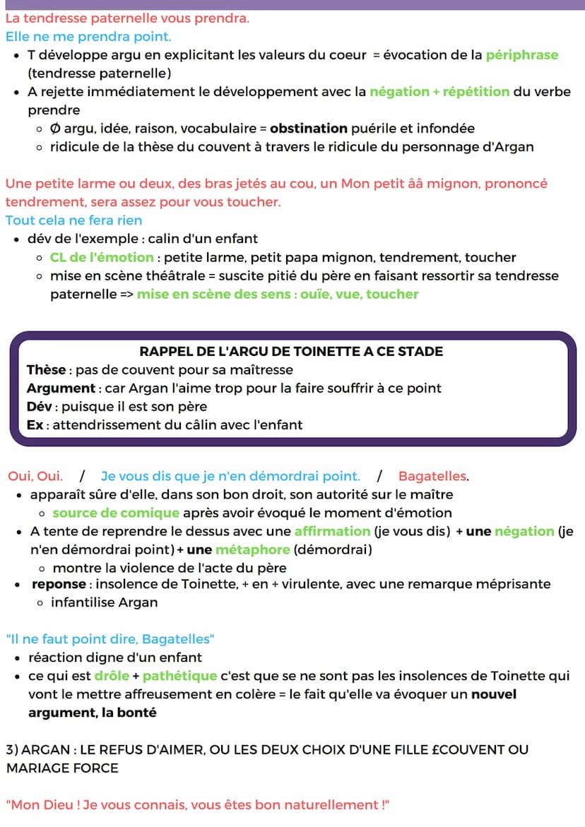LECTURE LINEAIRE 1
ACTE 1, SCENE 5 DU MALADE IMAGINAIRE
De la servitude à l'insolence, une source de comique
INTRODUCTION
Le Malade Imaginai